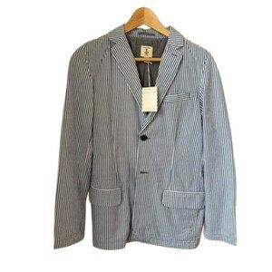 NWT Lands End Kids Tweed Striped Blazer